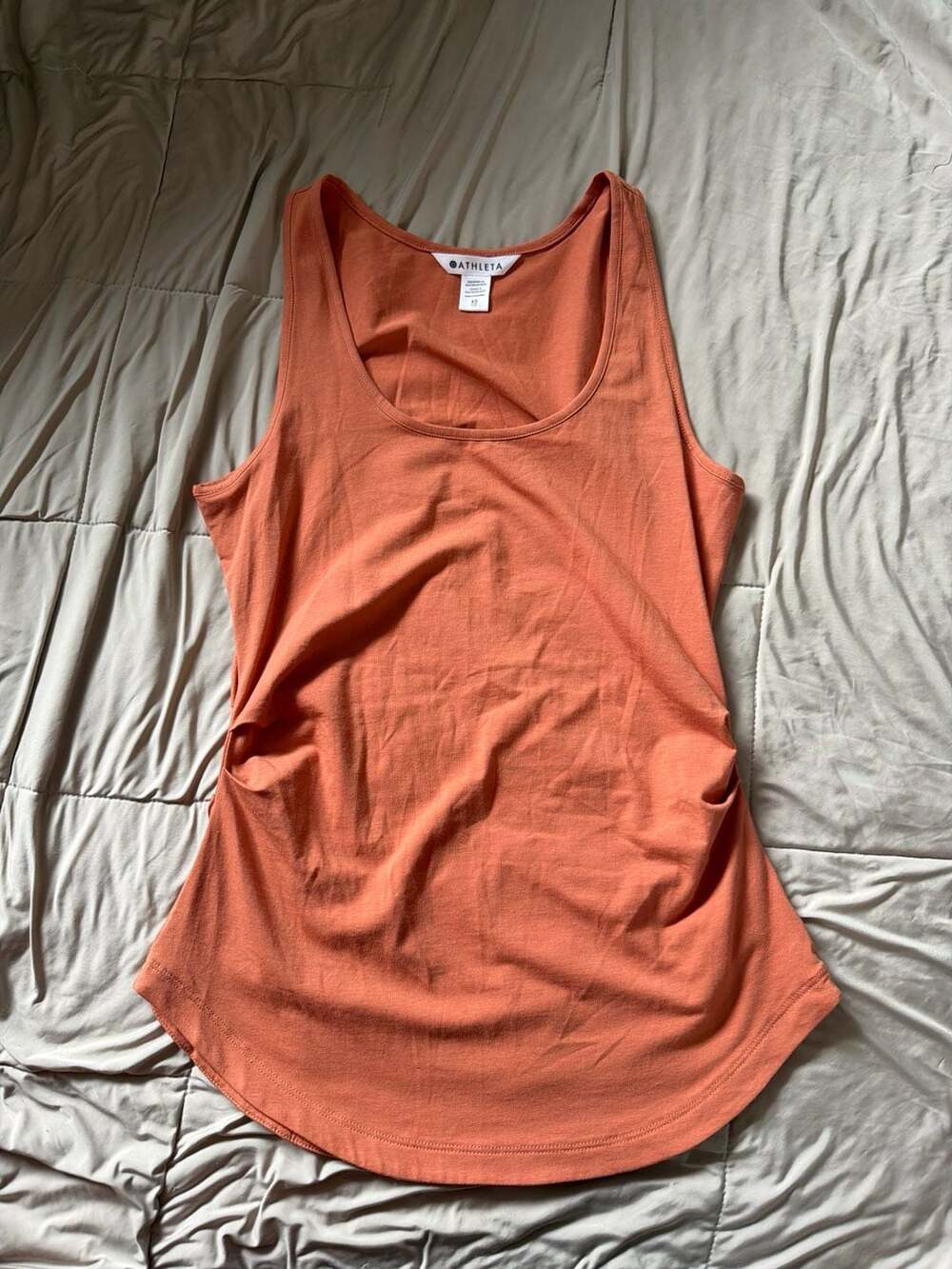 Athleta Renew Tank Top Orange Size XS